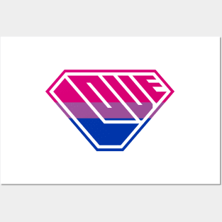 Love SuperEmpowered (Pink, Purple & Blue) Posters and Art